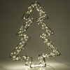 Χριστουγεννιάτικο δέντρο LED 123 3D 36 cm εξαιρετικά ζεστό λευκό & ζεστό λευκό 300 λαμπάκια μαύρο LDR07272 - 4