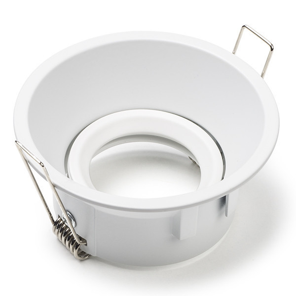 Χωνευτό Φωτιστικό Σποτ Στρογγυλό 123LED GU10 93mm White LDR08006 - 1
