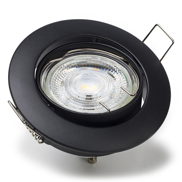 Χωνευτό Φωτιστικό Σποτ Στρογγυλό 123led GU10 84mm Black LDR08001 - 2
