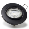 Χωνευτό Φωτιστικό Σποτ Στρογγυλό 123led GU10 84mm Black LDR08001 - 2