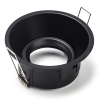 Χωνευτό Φωτιστικό Σποτ Στρογγυλό 123led GU10 93mm Black LDR08007 - 1