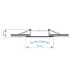 Χωνευτό Φωτιστικό Σποτ Τετράγωνο 123led GU10 82 x 82 mm White LDR08003 - 5