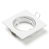 Χωνευτό Φωτιστικό Σποτ Τετράγωνο 123led GU10 82 x 82 mm White LDR08003