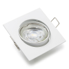 Χωνευτό Φωτιστικό Σποτ Τετράγωνο 123led GU10 82 x 82 mm White LDR08003 - 2