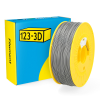 123-3D Filament ABS Σκούρο Γκρι 1,75 mm 1 kg DHM00148