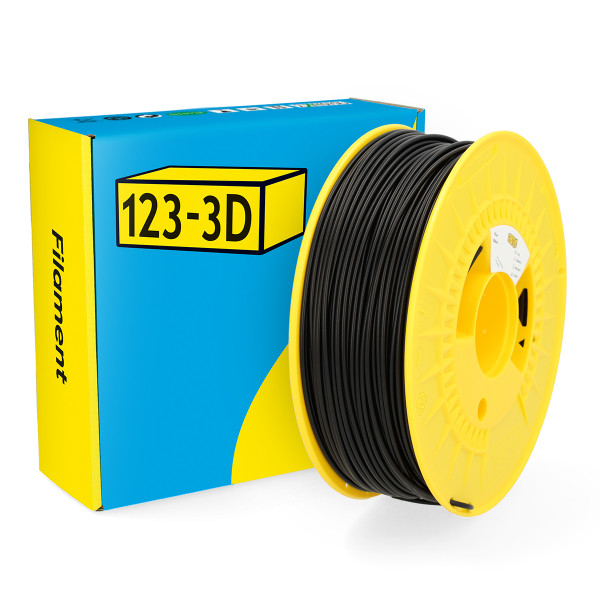 123-3D Filament PLA Μαύρο 2,85 mm 1 kg DHM00025 - 1