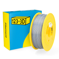 123-3D Filament PLA Σατινέ Ασημί 1,75 mm 1 kg DHM00065