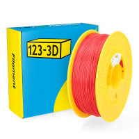 123-3D Filament PLA Σατινέ Κόκκινο 1,75 mm 1 kg DHM00072