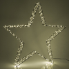 123LED Χριστουγεννιάτικο αστέρι 3D 56 cm εξαιρετικά ζεστό λευκό & ζεστό λευκό 540 φώτα μαύρο LDR07267 - 4
