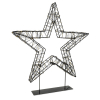 123 LED χριστουγεννιάτικο αστέρι σε βάση 56 cm έξτρα ζεστό λευκό & ζεστό λευκό 1200 φώτα μαύρο LDR07327 - 4