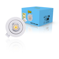 123 led λευκό χωνευτό φωτιστικό με δυνατότητα ρύθμισης φωτεινότητας, Ø 68mm (5,5W) | 2000-2700K LDR01972