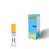 123 led G9 LED διάφανη κάψουλα 2.2W (25W) LDR01954