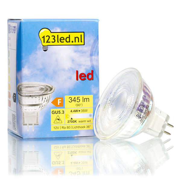 123 led GU5.3 LED με δυνατότητα ρύθμισης φωτεινότητας 4.4W (35W) LDR01646 - 1