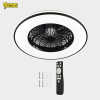 Ανεμιστήρας οροφής με λάμπα LED | Ø 48,5 cm | 2000-4000K | Μαύρο | 63W LDR02466 - 8