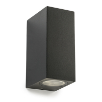 Απλίκα τοίχου 123 led San Francisco μαύρη κατάλληλη για 2 x GU10 LDR08502