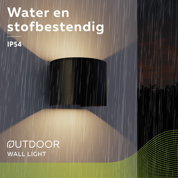 Επιτοίχιο φωτιστικό 123 led Alvin μαύρο 2700K LDR08548 - 4