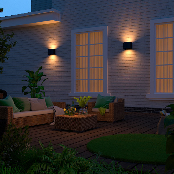 Επιτοίχιο φωτιστικό 123 led Alvin μαύρο 2700K LDR08548 - 5