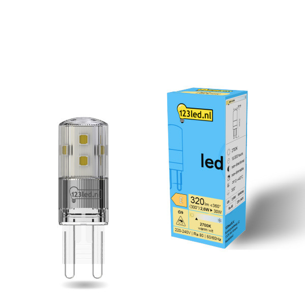 Κάψουλα LED G9 123 led 2.6W (30W) LDR01950 - 1