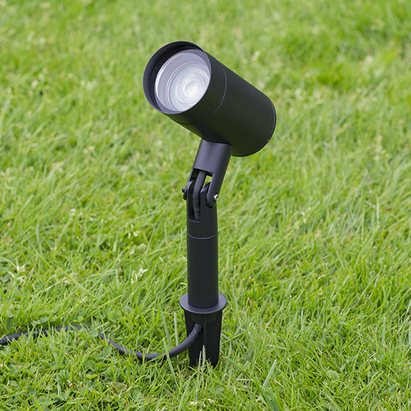 Καρφωτό Φωτιστικό Λάμπα LED Δαπέδου 123led Alden GU10 IP54 Black LDR08509 - 4