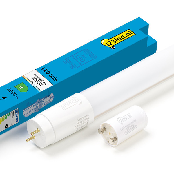 Λάμπα φθορίου LED 123 led 120 cm 6500K (865) 2220 lumen Υψηλής Απόδοσης T8 (G13) 12W (36W) LDR08793 - 1