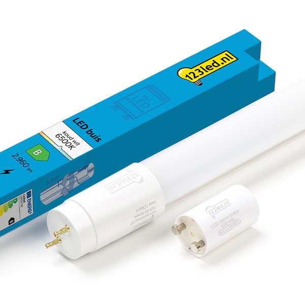 Λάμπα φθορίου LED 123 led 150 cm 6500K (865) 2960 lumen Υψηλής Απόδοσης T8 (G13) 16W (58W) LDR08799 - 1