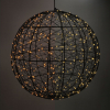 Λάμπα LED 123 Χριστουγεννιάτικη Ø 35 cm εξαιρετικά θερμό λευκό & θερμό λευκό 500 λαμπάκια μαύρο LDR07336 - 1
