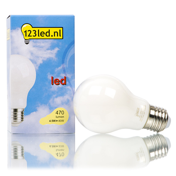 Λάμπα LED 123led E27 Mat Filament Dimmable 2700K 470lm 4.5W Warm White LDR01522 - 1