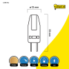 Λάμπα LED 123led G4 Capsule Dimmable 1,5W (17W) LDR01942 - 2