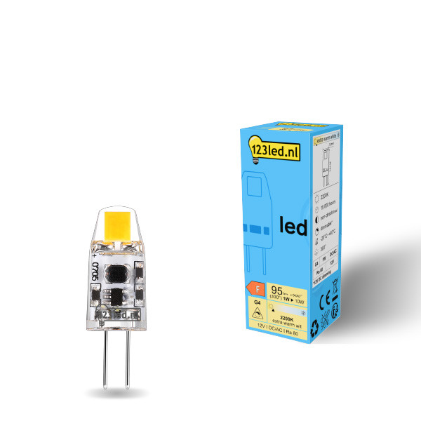 Λάμπα LED 123led G4 Capsule Dimmable 1W (10W) LDR01940 - 1