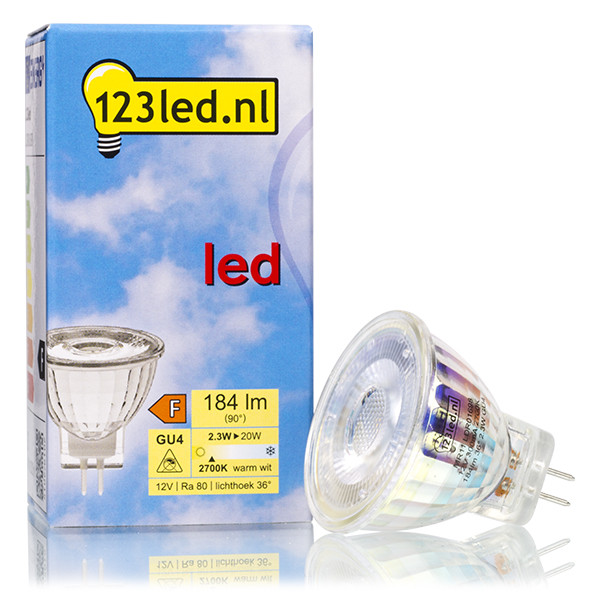 Λάμπα LED 123led GU4 Spot Μη Ρυθμιζόμενο 2,3W (20W) LDR01698 - 1
