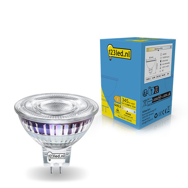Λάμπα LED 123led GU5.3 Spot 4000K 4.4W (35W) LDR02300 - 1
