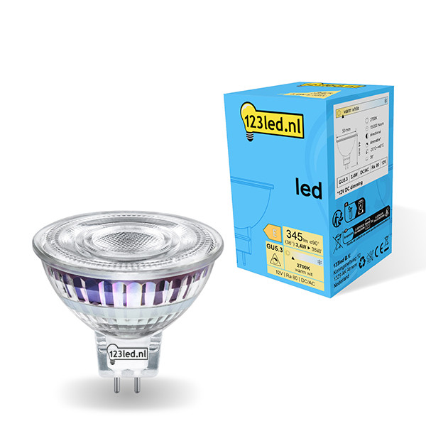 Λάμπα LED 123led GU5.3 Spot Dimmable 3.4W (35W) LDR01748 - 1