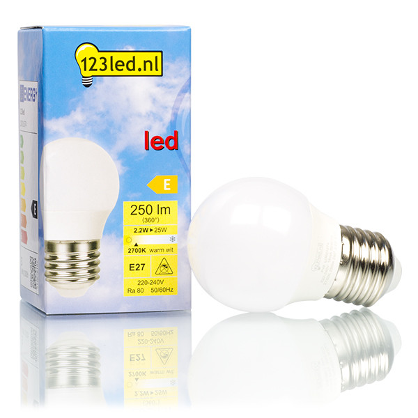 Λαμπτήρας LED 123LED E27 2700K 250lm 2.2W Warm White LDR01674 - 1