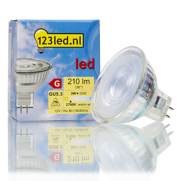 Λαμπτήρας LED 123LED GU5.3 Spot 2700K 210lm 3W Warm White LDR01642 - 1