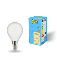 Λαμπτήρας LED E14 123 led με δυνατότητα ρύθμισης φωτεινότητας, ματ, 4,5W (40W) | 4000K LDR01914