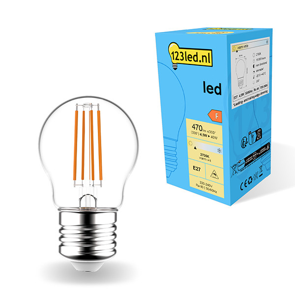 Λαμπτήρας LED E27 με ρυθμιζόμενο νήμα 123 led 4.5W (40W) LDR01830 - 1