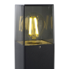 Μαύρο φανάρι κήπου Smokey 123led | Κατάλληλο για 1 x E27 LDR08515 - 3