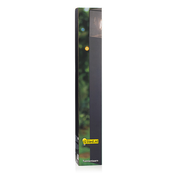 Μαύρο φανάρι κήπου Smokey 123led | Κατάλληλο για 1 x E27 LDR08515 - 5