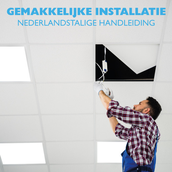 Πάνελ 123led 60x60 cm ψυχρό λευκό | 6500K | 4000 lumens (40W) LDR08656 - 3