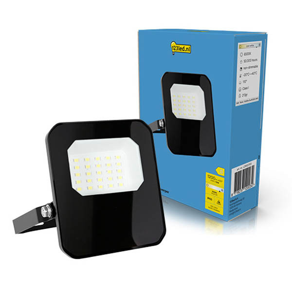 Προβολέας 123 led 10W | 6500K | 1200 lumens | IP65 | Μαύρο LDR02193 - 1