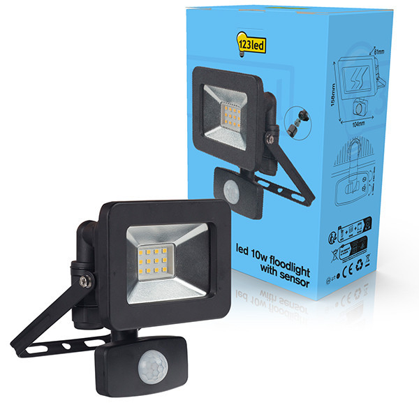 Προβολέας 123led με αισθητήρα 10W | 4000K | 1100 lumens | IP44 LDR01986 - 1