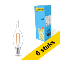 Προσφορά: Λάμπα LED 123led E14 Candle Filament Dimmable 2.8W (25W) 6Τεμ