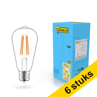 Προσφορά: Λάμπα LED 123led E27 Edison Filament Dimmable 4,5W Warm White (40W) 6Τεμ