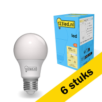 Προσφορά: Λάμπα LED 123led E27 Mat 4000K 8W Neutral White (60W) 6Τεμ