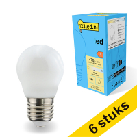 Προσφορά: Λάμπα LED 123led E27 Mat Dimmable 4000K 4,5W Neutral White (40W) 6Τεμ