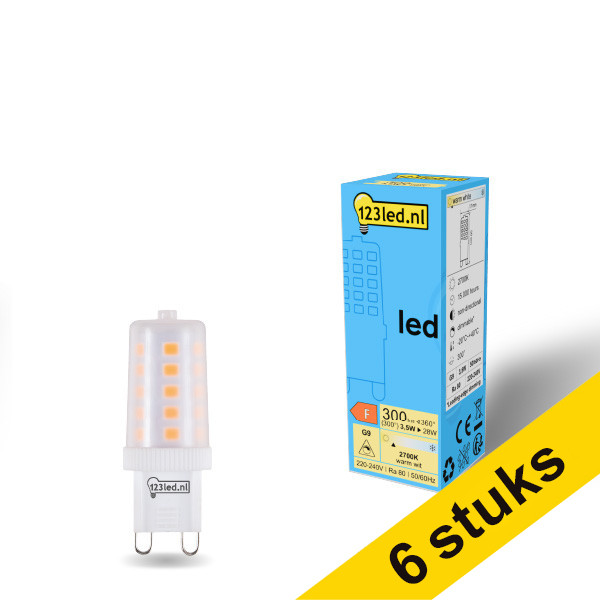 Προσφορά: Λάμπα LED 123led G9 Capsule Dimmable Mat 3,5W (28W) 6Τεμ LDR01957 - 1