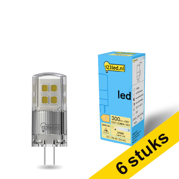 Προσφορά: Λάμπα LED 123led GY6.35 Capsule 2700Κ 2.5W (28W) 6Τεμ LDR01945 - 1