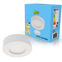 Στρογγυλό φωτιστικό οροφής 123 led με δυνατότητα ρύθμισης φωτεινότητας, Ø 10cm (6W) | 3000-6000K | Επιτοίχιο και ενσωματωμένο LDR02009