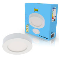 Στρογγυλό φωτιστικό οροφής 123 led με δυνατότητα ρύθμισης φωτεινότητας, Ø 15cm (12W) | 3000-6000K | Επιτοίχιο και ενσωματωμένο LDR02012