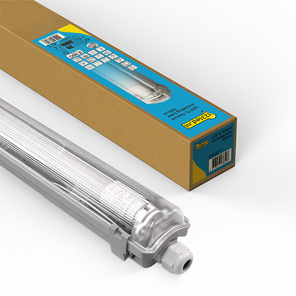 Φωτιστικό φθορίου LED 123 led 120 cm συμπεριλαμβανομένου λαμπτήρα φθορισμού 4000K (840) 2160 lumens IP65 18W (36W) LDR08808 - 1